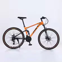 26Inch Downhill Mountain Bike Dual Suspension Dual Disc Brake Variable Speed Soft Tail Adult Men's Women's Bicycle