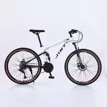 26Inch Downhill Mountain Bike Dual Suspension Dual Disc Brake Variable Speed Soft Tail Adult Men's Women's Bicycle