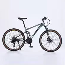 26Inch Downhill Mountain Bike Dual Suspension Dual Disc Brake Variable Speed Soft Tail Adult Men's Women's Bicycle