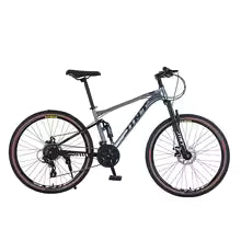 26Inch Downhill Mountain Bike Dual Suspension Dual Disc Brake Variable Speed Soft Tail Adult Men's Women's Bicycle